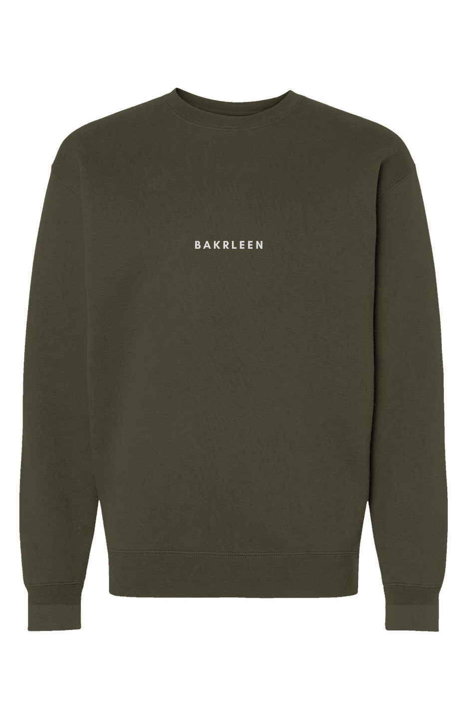 BakrLeen Heavyweight Crewneck Sweatshirt - Army