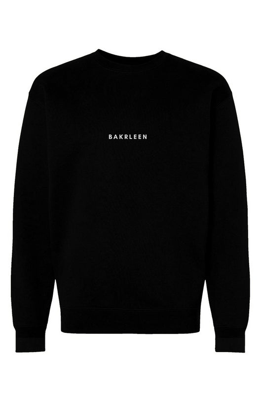 BakrLeen Heavyweight Crewneck Sweatshirt - Black