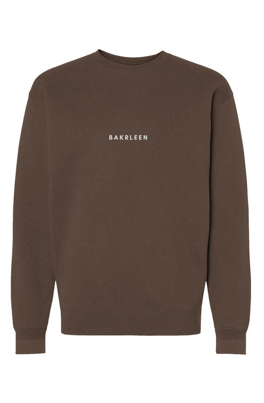 BakrLeen Heavyweight Crewneck Sweatshirt - Brown
