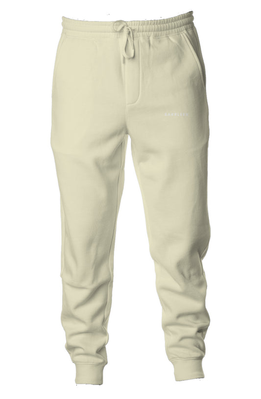 BakrLeen Midweight Fleece Joggers - Ivory 
